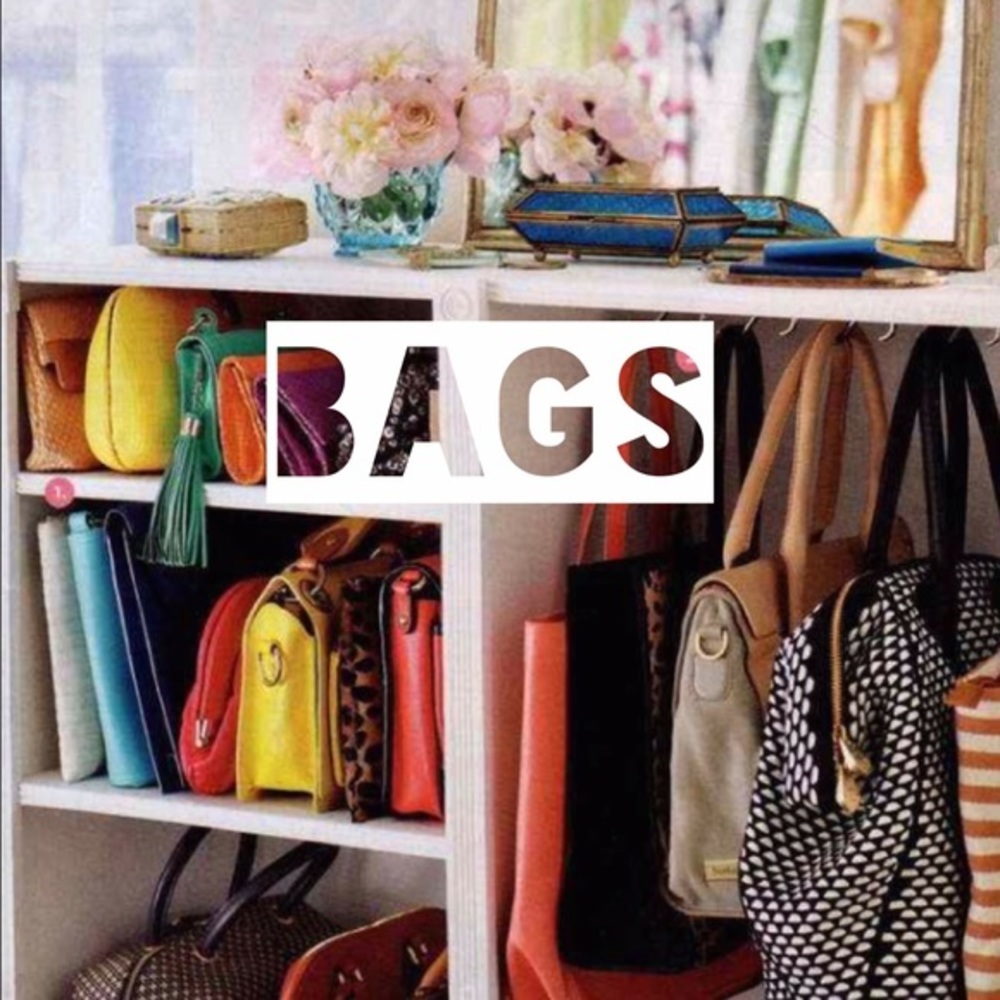 "Like" to get notified of new bags in my closet!